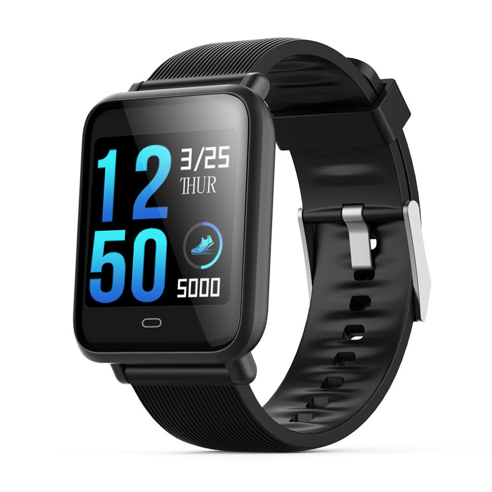 Compatible With Apple, Q9 Smartwatch Waterproof Sports For Android IOS With Heart Rate Monitor Blood Pressure Functions Smart Watch