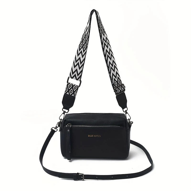 Women's Adjustable Crossbody Bag, Minimalist Design Shoulder Bag With Zipper Closure, Suitable For Daily Commuting And Casual, Formal Wear, Small Crossbody Bag